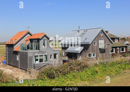 New houses on Ferry Road Southwold Suffolk England UK Stock Photo