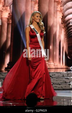 Las Vegas, NV, USA. 1st June, 2016. Miss Idaho USA, Sydney Halper in attendance for The 2016 MISS USA Preliminary Competition - Part 2, T-Mobile Arena, Las Vegas, NV June 1, 2016. Credit:  James Atoa/Everett Collection/Alamy Live News Stock Photo