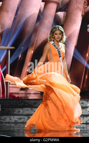 Las Vegas, NV, USA. 1st June, 2016. 01 June 2016 - Las Vegas, Nevada - Miss California, Nadia Grace Mejia. 2016 Miss USA Pageant Preliminary Competition at the T-Mobile Arena. Photo Credit: MJT/AdMedia Credit:  Mjt/AdMedia/ZUMA Wire/Alamy Live News Stock Photo