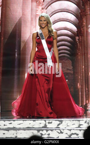 Las Vegas, NV, USA. 1st June, 2016. 01 June 2016 - Las Vegas, Nevada - Miss Idaho, Sydney Blue Halper. 2016 Miss USA Pageant Preliminary Competition at the T-Mobile Arena. Photo Credit: MJT/AdMedia Credit:  Mjt/AdMedia/ZUMA Wire/Alamy Live News Stock Photo