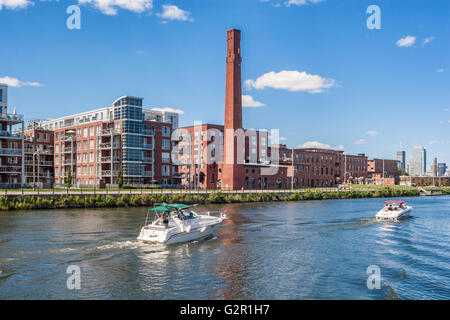 Lachine Canal National Historic Site in Montreal, canada - sep 2022 ...