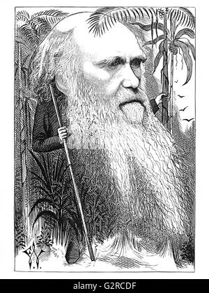 Charles Darwin Stock Photo