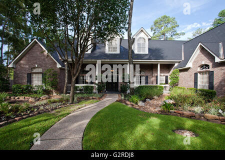 Photograph of a Private Home in the United States Stock Photo