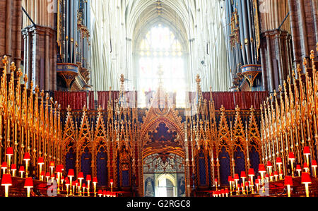 The Choir Westminster Abbey London UK Stock Photo