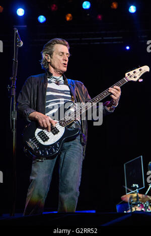 Rho Italy. 21th June 2011. The American rock band JOURNEY performs live on stage at Arena Fiera di Milano Stock Photo