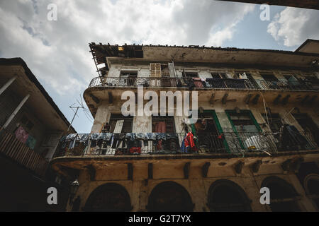 Casco Viejo, the old spanish quarter of Panama City Stock Photo