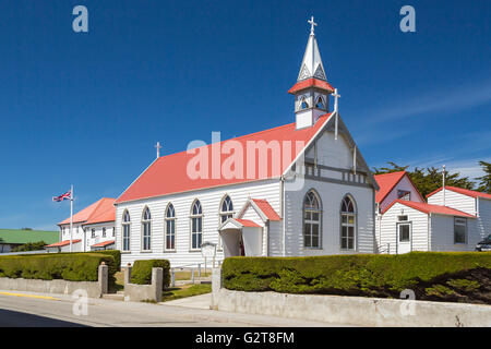 St. Mary's Catholic Church in Stanley, Falkland Islands, British Overseas Territory. Stock Photo