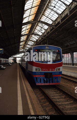 Railway station in Kaliningradskaya Oblast - the Russian rail (RZD ...
