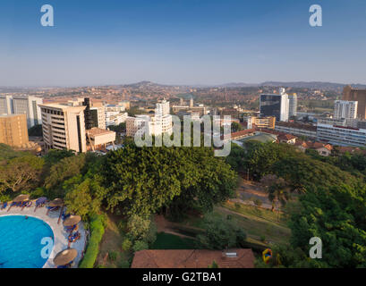 Uganda, Kampala city skyline Stock Photo