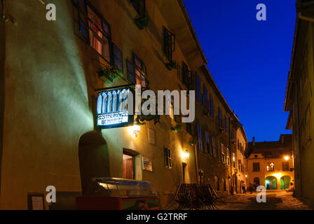 Casa Vlad Dracul - supposedly the birthplace of Vlad III . Dracula (Vlad Tepes), Romania, Transilvania, Transylvania, Sighisoara Stock Photo