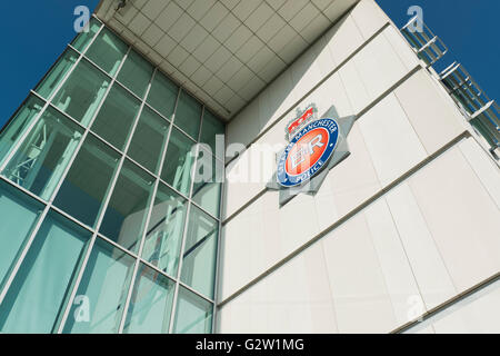 The Greater Manchester Police Headquarters located in Central Park in the Newton Heath area of the city Stock Photo