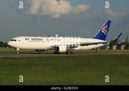 AIR ASTANA 767 Stock Photo