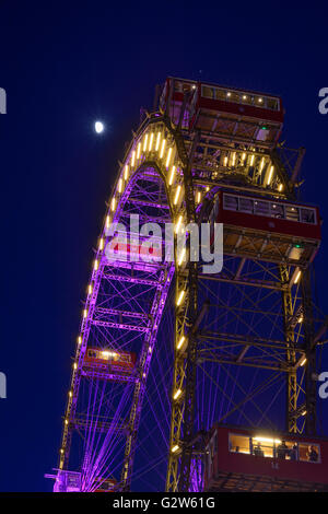 Ferris wheel in the Prater, Austria, Vienna, Wien Stock Photo