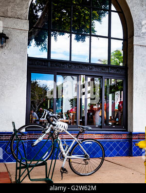 The Eureka Restaurant in old downtown San Luis Obispo California Stock Photo