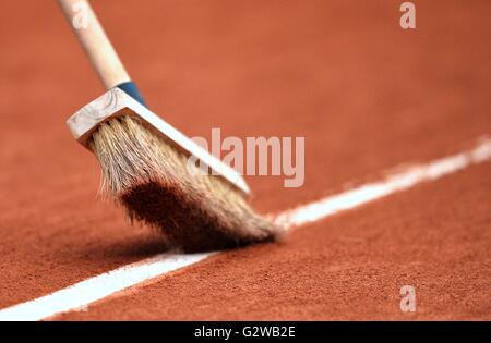 Paris, France. 03rd June, 2016. Roland Garros, Paris, France, French Open tennis championships, day 13. illustration Credit:  Action Plus Sports Images/Alamy Live News Stock Photo