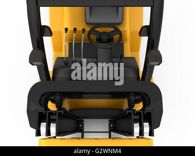 top mechanism of forklift. 3d rendering Stock Photo