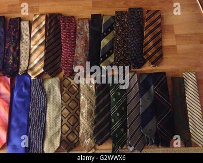 Vintage ties Stock Photo