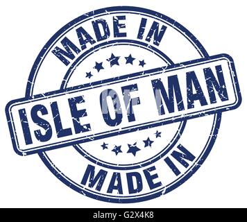 Isle Of Man blue round grunge stamp Stock Vector Image & Art - Alamy
