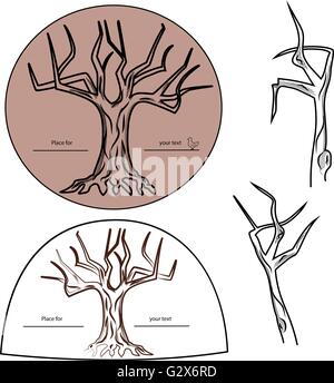 Trees vector Stock Vector