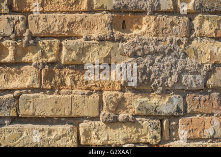 Details of an old brick wall Stock Photo