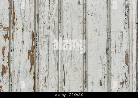 Details of an old gray wooden wall Stock Photo