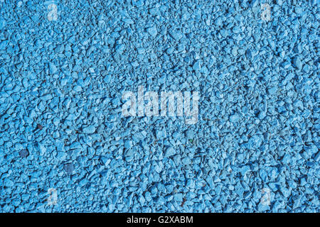 crushed stones, many small stones, blue color Stock Photo