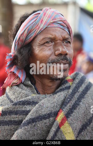 portrait of a bengali villager Stock Photo