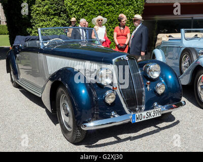 2016 Villa d' Este concorso D'Elegsanza Como Italy. Lancia Astura Series IV 1937 Stock Photo
