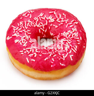 donut isolated on white background Clipping Path Stock Photo
