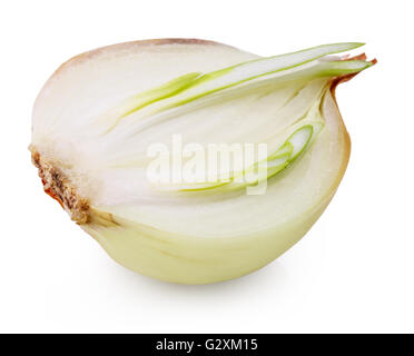 onion isolated on white background clipping path Stock Photo