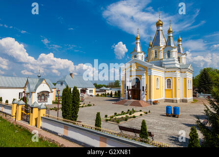 View of Cathedral of St. Alexander Nevsky in Kobrin city, Belarus