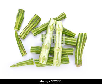 moringa isolated on a white background Stock Photo