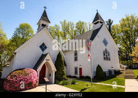 St. Paul's Anglican Church, Crownsville, MD Stock Photo