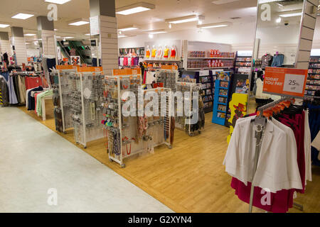 Inside / interior of a BHS / British Home Stores UK store / shop. Lincoln, Lincolnshire. Stock Photo