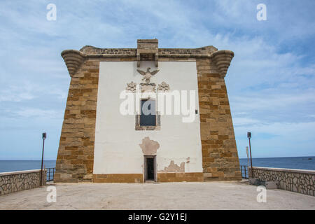 Holiday. Sicily, Trapani. Beaches, wild nature Stock Photo