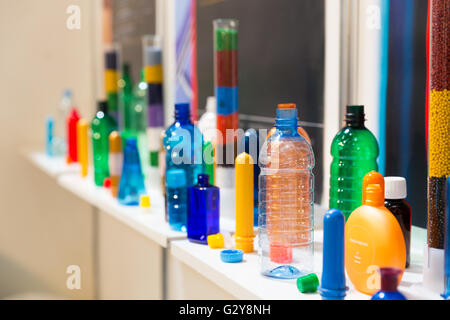 Different plastic bottles Stock Photo
