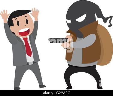 robber thief criminal man vector. mask black, crime burglar, gangster ...
