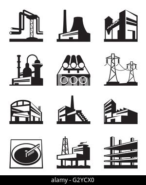 Different types of construction - vector illustration Stock Vector ...