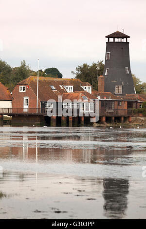 Langstone Mill between Havant and Hayling Island, England, United Kingdom, Europe Stock Photo