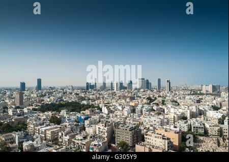 Israel, Tel Aviv, bird's eye view - cityscape Stock Photo