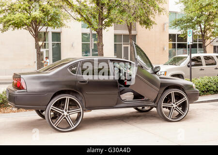 Chevrolet Impala on 28 Inch Wheels Stock Photo