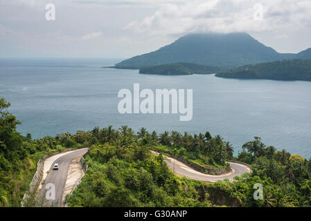 Minivan exploring Pulau Weh Island, Aceh Province, Sumatra, Indonesia, Southeast Asia, Asia Stock Photo
