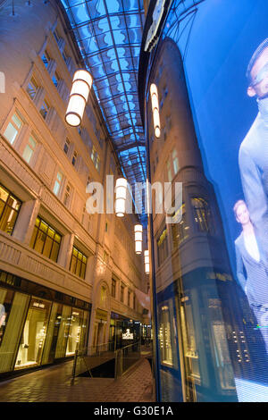 Tuchlaubenhof with luxury goods shops, Austria, Wien 01., Wien, Vienna Stock Photo