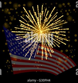 Independense Day of America. Stock Vector