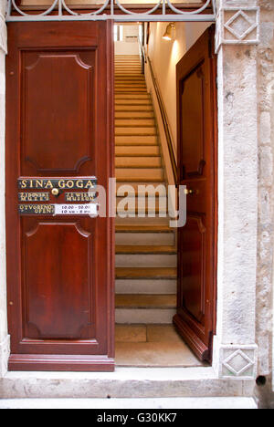 Croatia, Dubrovnik, the synagogue in the Walled Old City Stock Photo