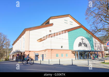 Passion Play Theatre, Germany, Bayern, Bavaria, Oberbayern, Upper Bavaria, Oberammergau Stock Photo
