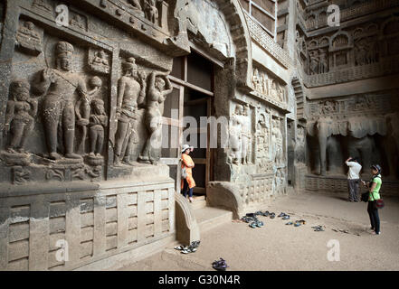 The image of Karla Caves in Lonavala Maharashtra, India Stock Photo