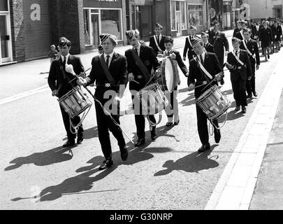 Boys Brigade on parade marching Britain 1960s Stock Photo: 105123303 ...