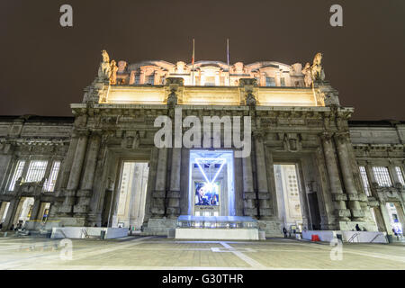 railway station Milano Centrale, Italy, Lombardei, Lombardy, , Mailand, Milan Stock Photo