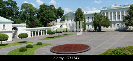 VILNIUS, LITHUANIA - MAY 29, 2016: The official working residence, park for rest and the palace for political meetings of the pr Stock Photo